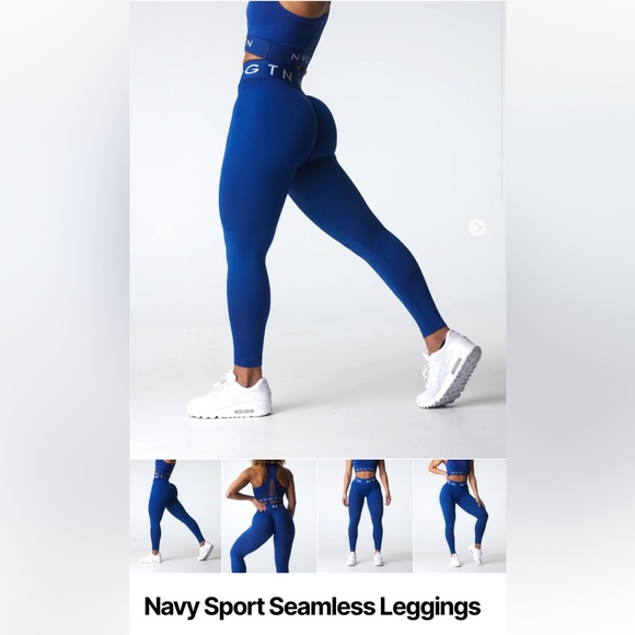 Navy NVGTN Workout Set - Picture 2 of 3